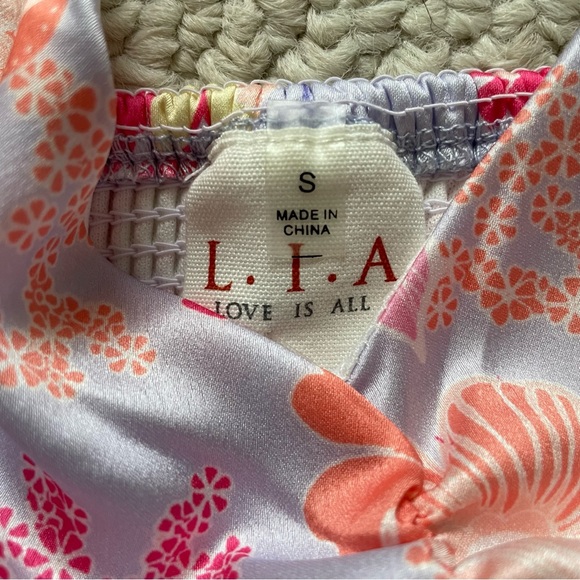 Two piece floral set with top and matching skirt - Picture 7 of 10